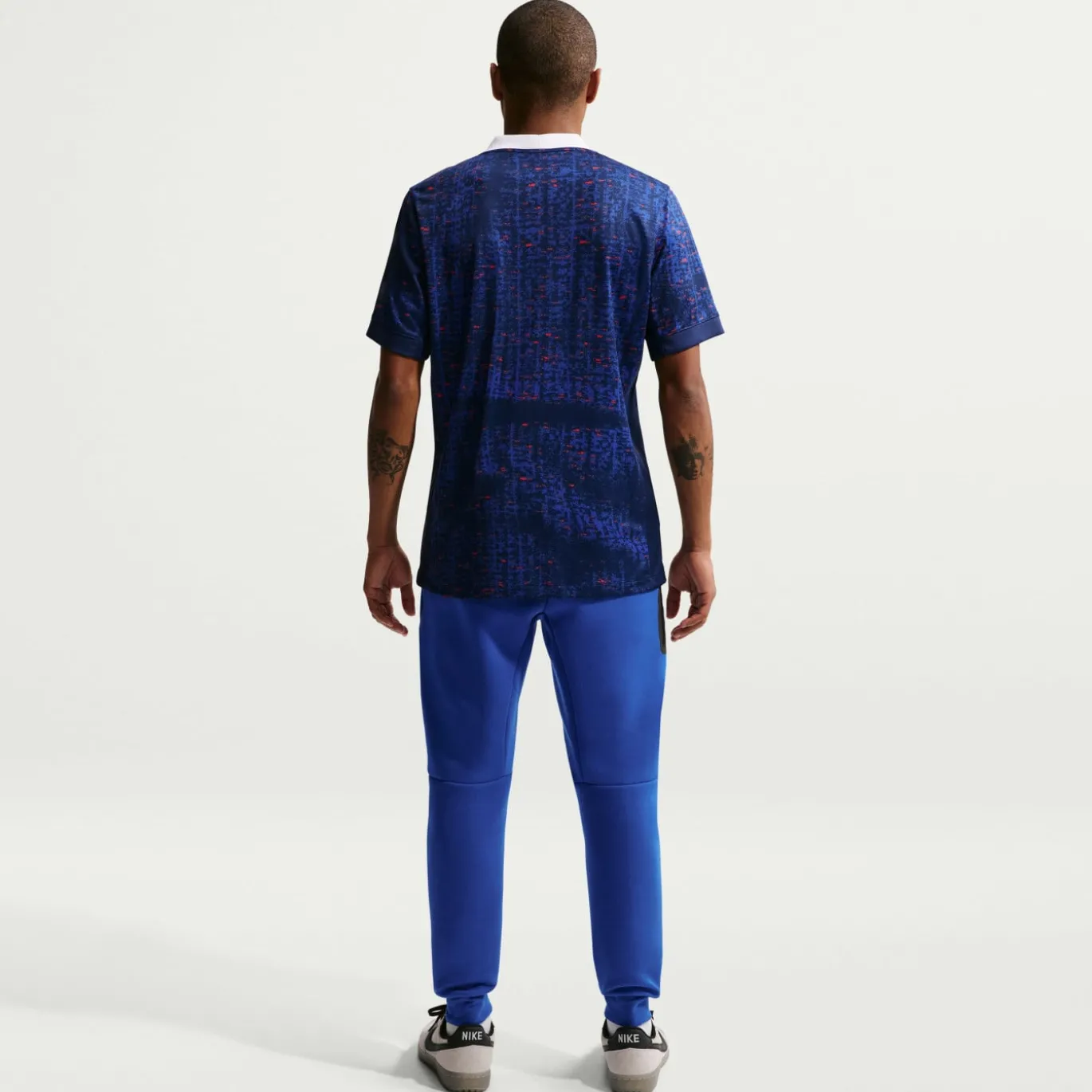 Nike Frankrijk Tech Fleece Joggingbroek 2026-2028 Blauw Brons