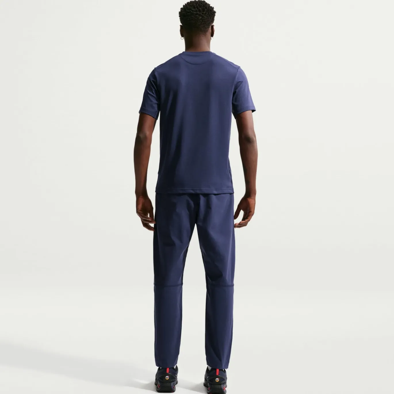 Nike Frankrijk Tech Woven Trainingsbroek 2026-2028 Donkerblauw Brons