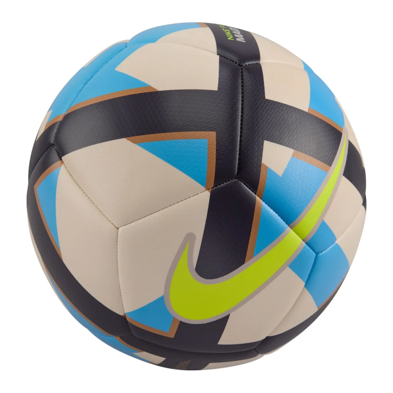 Nike Futsal Maestro Zaalvoetbal Maat 4 Beige Zwart Bruin Felblauw Lemon