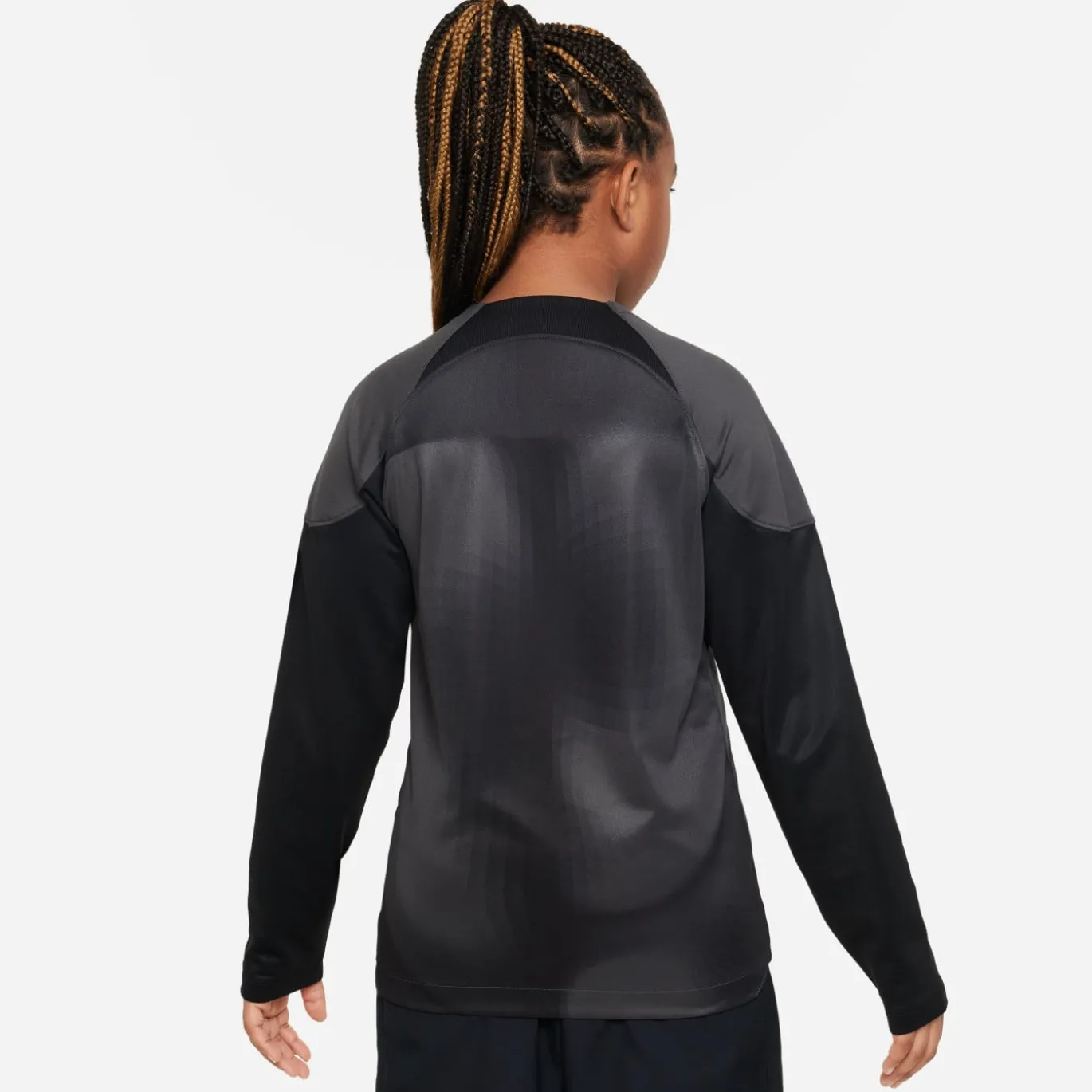 Nike Gardien IV Keepersshirt Lange Mouwen Kids Grijs Zwart