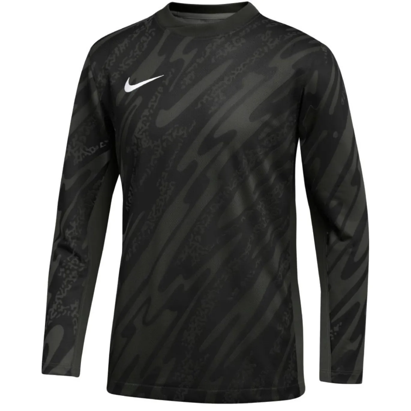 Nike Gardien V Keepersshirt Lange Mouwen Kids Donkergrijs Zwart Wit