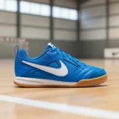 Nike Gato Zaalvoetbalschoenen (IN) Kids Blauw Wit Bruin