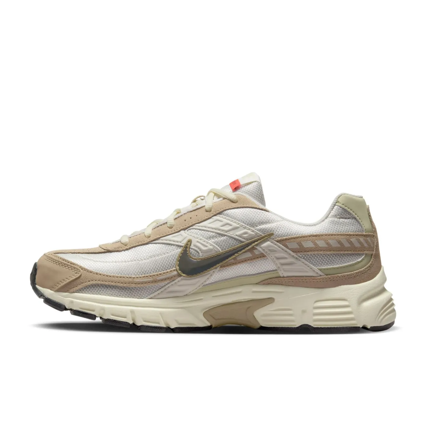 Nike Initiator Sneakers Wit Lichtbruin Beige