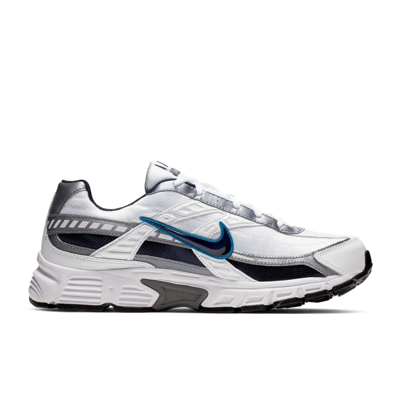 Nike Initiator Sneakers Wit Zilver Blauw Zwart