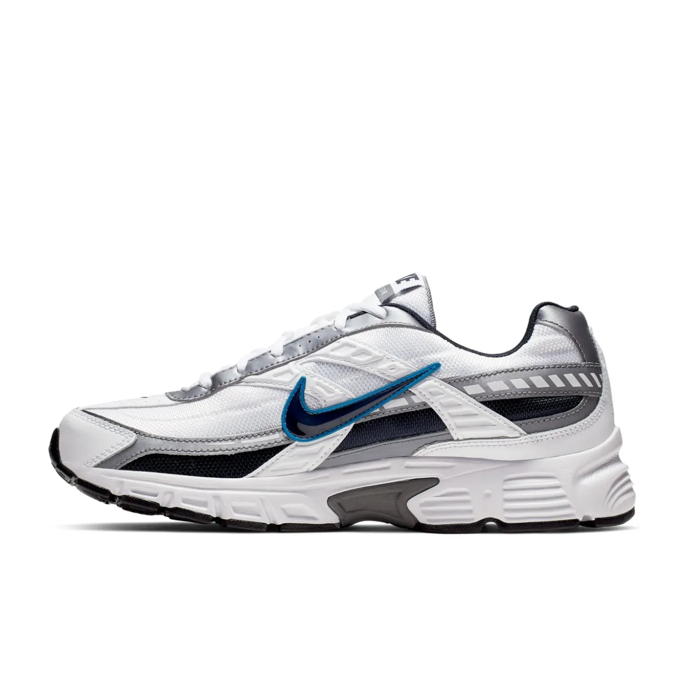 Nike Initiator Sneakers Wit Zilver Blauw Zwart