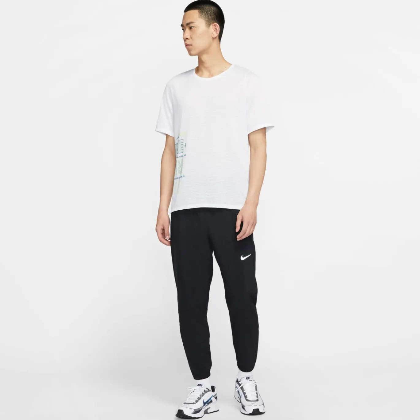 Nike Initiator Sneakers Wit Zilver Blauw Zwart