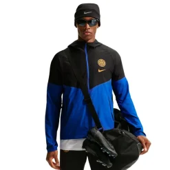 Nike Inter Milan City Side Trainingsjack 2026-2027 Zwart Donkerblauw Goudgeel