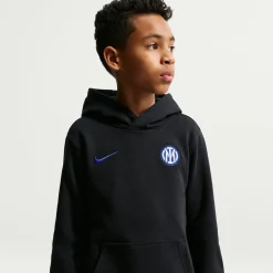 Nike Inter Milan Club Sportswear Trainingspak Hooded 2026-2027 Kids Zwart Donkerblauw