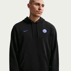 Nike Inter Milan Club Sportswear Trainingspak Hooded 2026-2027 Zwart Donkerblauw Wit