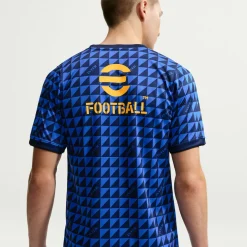 Nike Inter Milan Pre-Match Trainingsshirt 2026-2027 Blauw Donkerblauw Goud
