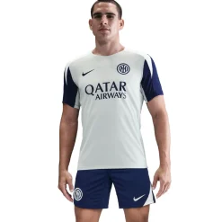 Nike Inter Milan Strike Trainingsset 2025-2026 Lichtgrijs Donkerblauw Wit