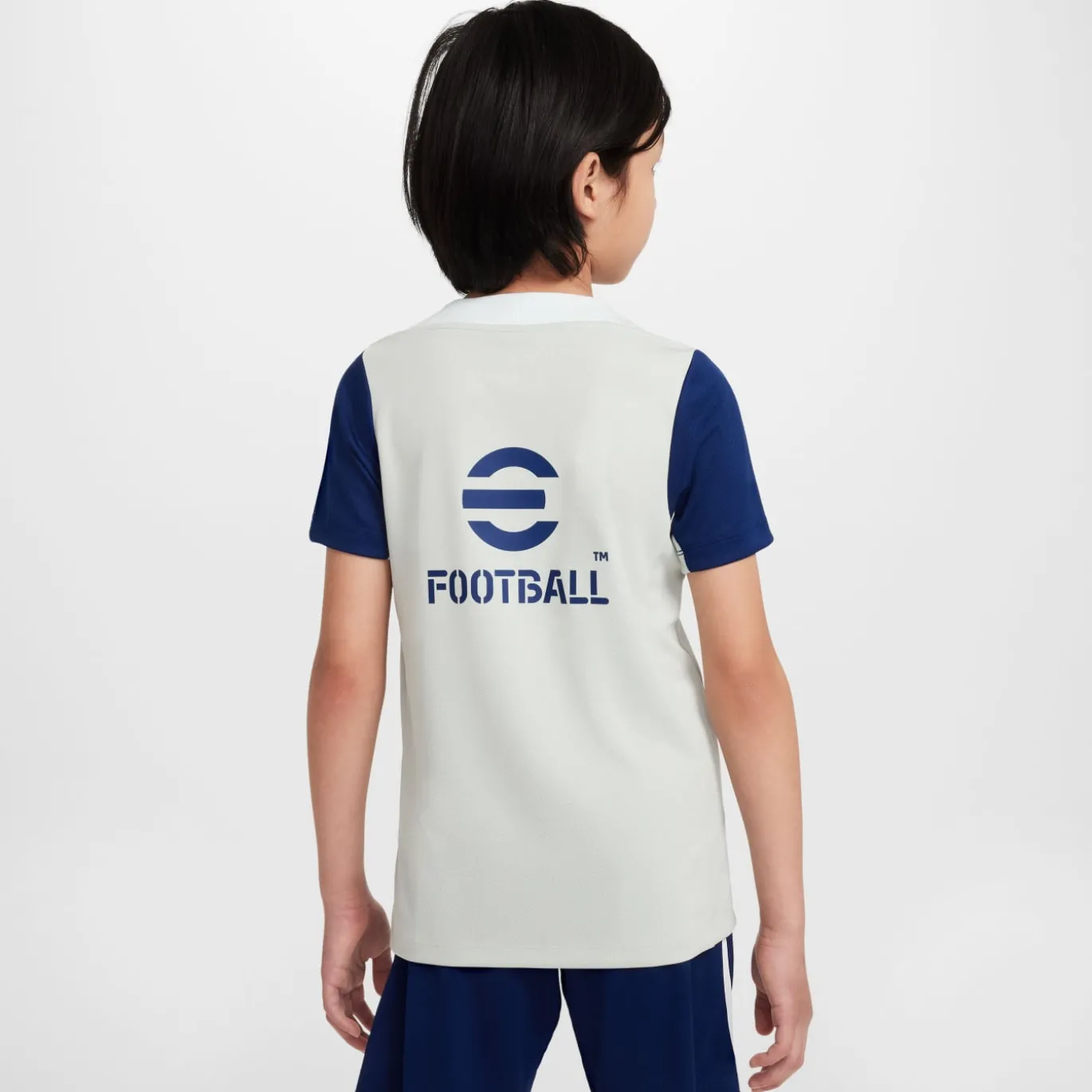 Nike Inter Milan Strike Trainingsset 2025-2026 Kids Lichtgrijs Donkerblauw Wit