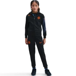 Nike Inter Milan Strike Trainingspak Full-Zip 2025-2026 Kids Zwart Donkerblauw Oranje