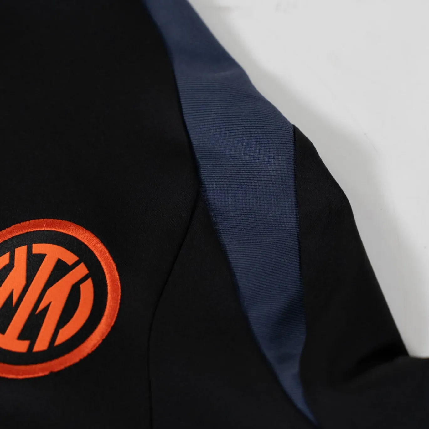 Nike Inter Milan Strike Trainingstrui 1/4-Zip 2025-2026 Zwart Donkerblauw Oranje