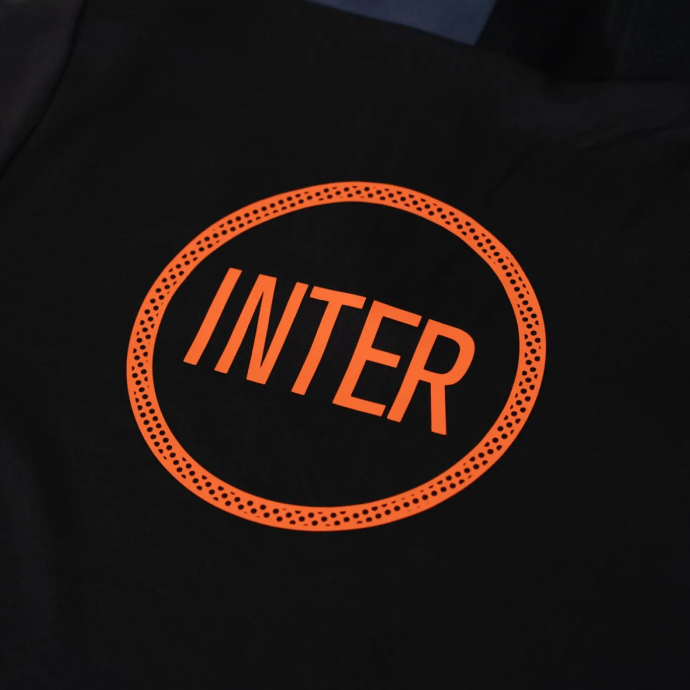 Nike Inter Milan Strike Trainingstrui 1/4-Zip 2025-2026 Zwart Donkerblauw Oranje