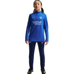 Nike Inter Milan Strike Trainingstrui 1/4-Zip 2026-2027 Kids Blauw Donkerblauw Wit