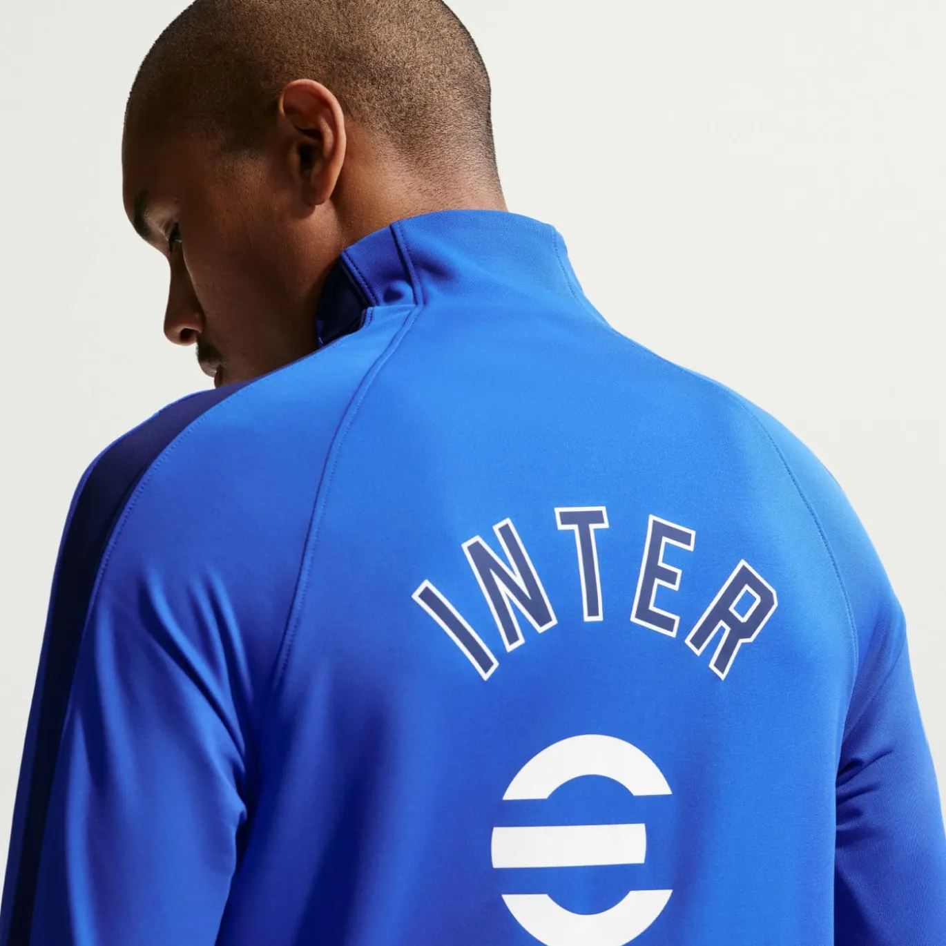 Nike Inter Milan Strike Trainingstrui 1/4-Zip 2026-2027 Blauw Donkerblauw Wit