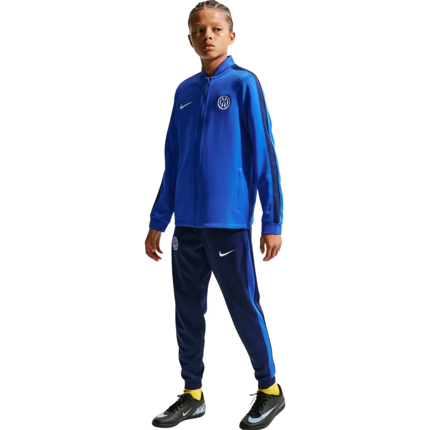 Nike Inter Milan Strike Trainingspak 2026-2027 Kids Blauw Donkerblauw Wit