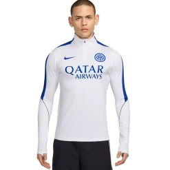 Nike Inter Milan Strike Trainingspak 1/4-Zip 2026-2027 Wit Donkerblauw