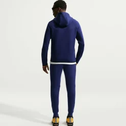 Nike Inter Milan Tech Fleece Joggingbroek 2026-2027 Donkerblauw Zwart Goudgeel