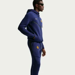 Nike Inter Milan Tech Fleece Joggingbroek 2026-2027 Donkerblauw Zwart Goudgeel