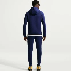 Nike Inter Milan Tech Fleece Trainingspak 2026-2027 Donkerblauw Zwart Goudgeel