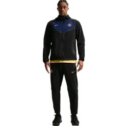 Nike Inter Milan Tech Woven Trainingsbroek 2026-2027 Zwart Goudgeel