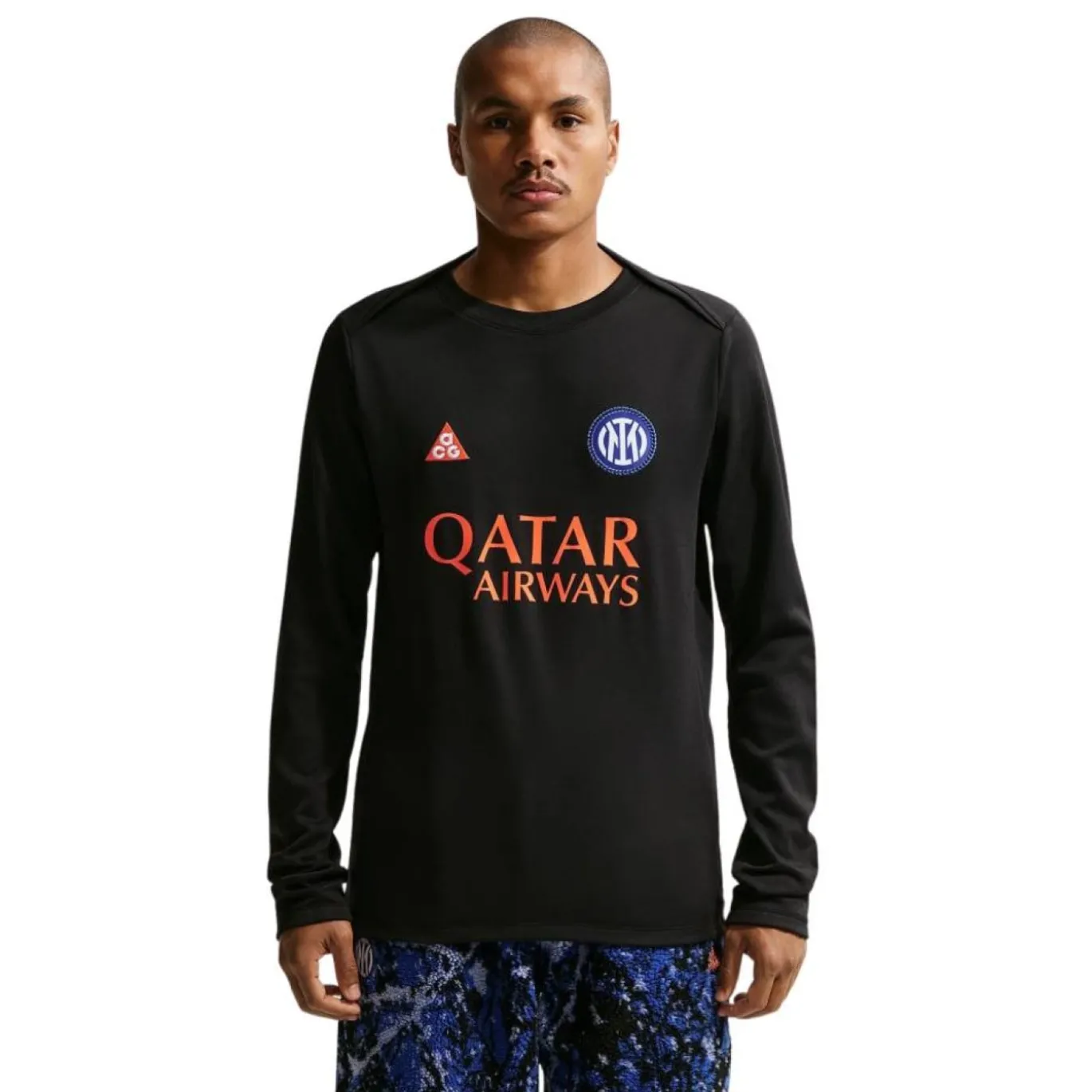 Nike Inter Milan x ACG Academy Pro Pre-Match Trainingstrui Zwart Oranje Wit
