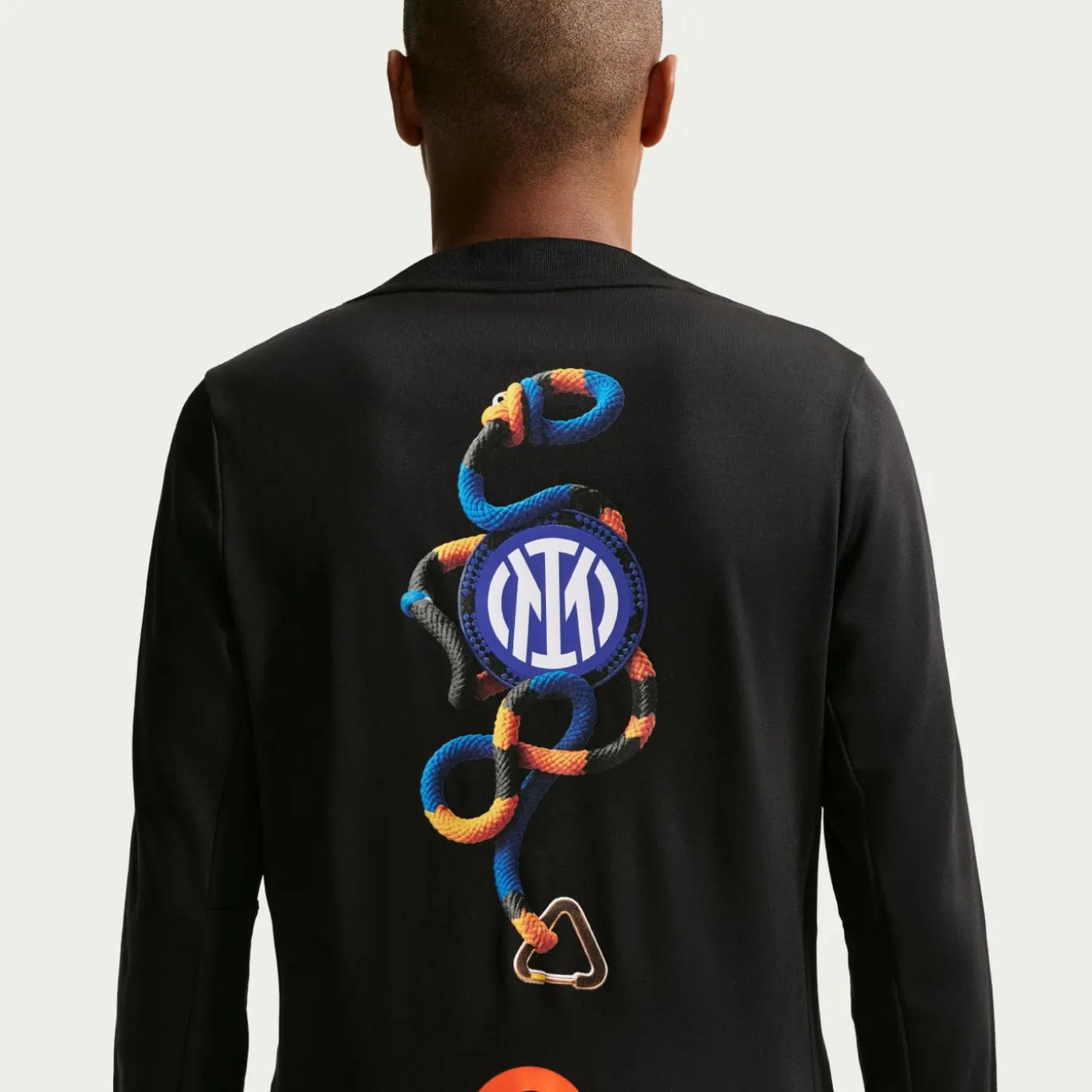 Nike Inter Milan x ACG Academy Pro Pre-Match Trainingstrui Zwart Oranje Wit