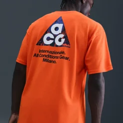 Nike Inter Milan x ACG T-Shirt 2025-2026 Oranje Donkerblauw Wit
