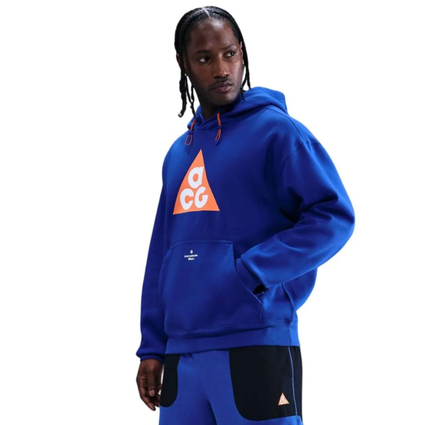 Nike Inter Milan x ACG Tuff Fleece Hoodie 2025-2026 Donkerblauw Oranje Wit