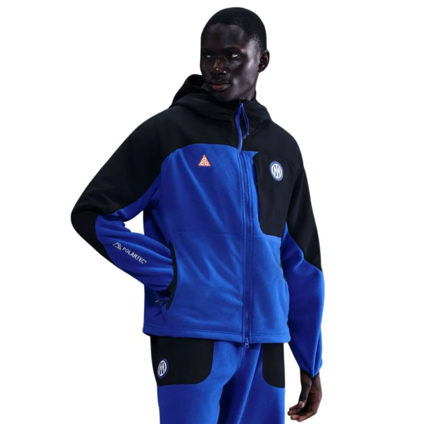 Nike Inter Milan x ACG Wolf Tree Hooded Trainingsjack 2025-2026 Donkerblauw Zwart Oranje