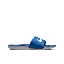 Nike Kawa Slippers Kids Blauw Wit