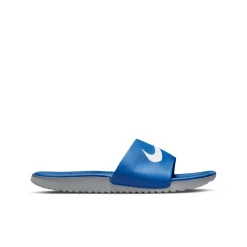 Nike Kawa Slippers Kids Blauw Wit