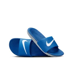 Nike Kawa Slippers Kids Blauw Wit