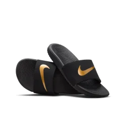 Nike Kawa Slippers Kids Zwart Goud