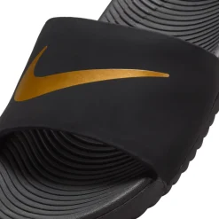 Nike Kawa Slippers Kids Zwart Goud