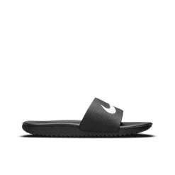 Nike Kawa Slippers Kids Zwart Wit