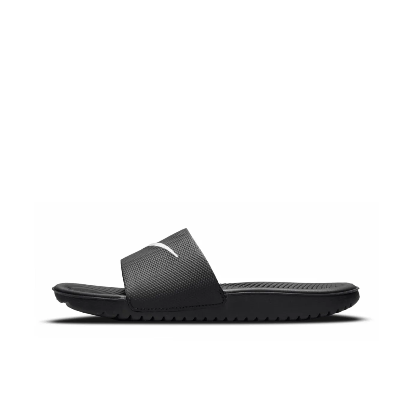 Nike Kawa Slippers Kids Zwart Wit