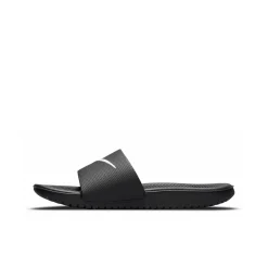 Nike Kawa Slippers Kids Zwart Wit