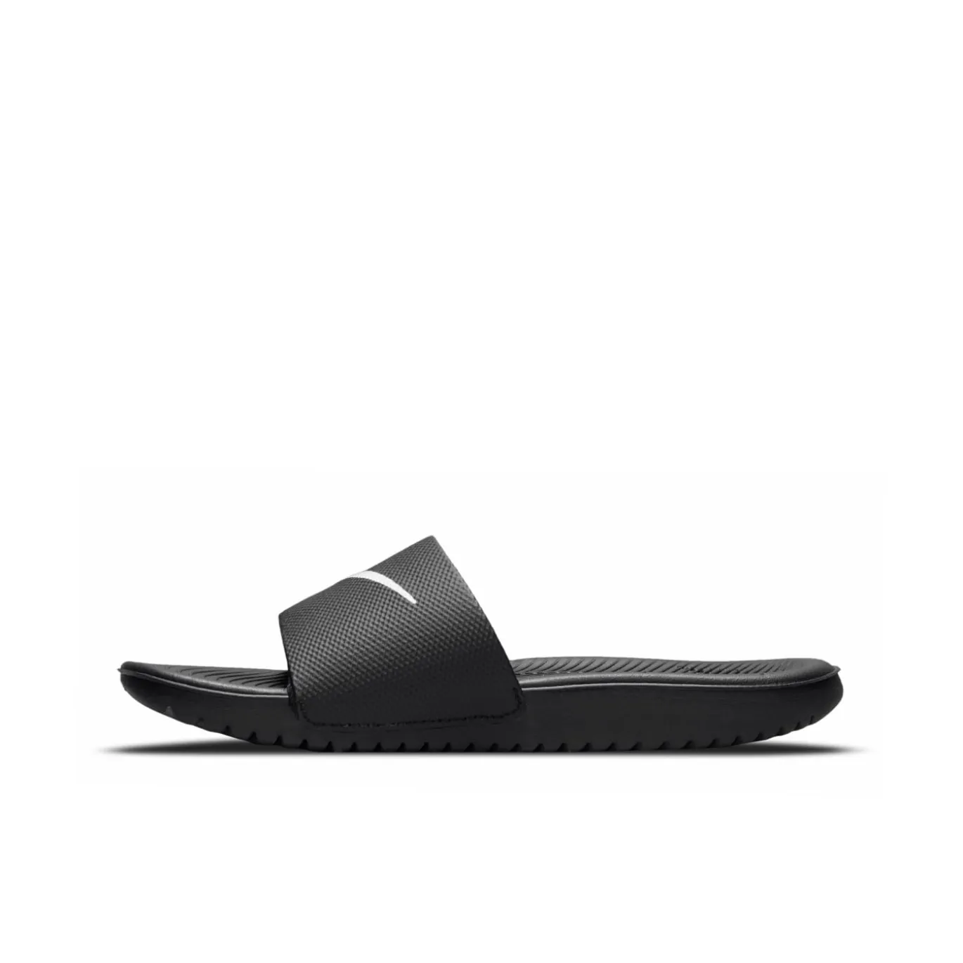 Nike Kawa Slippers Kids Zwart Wit