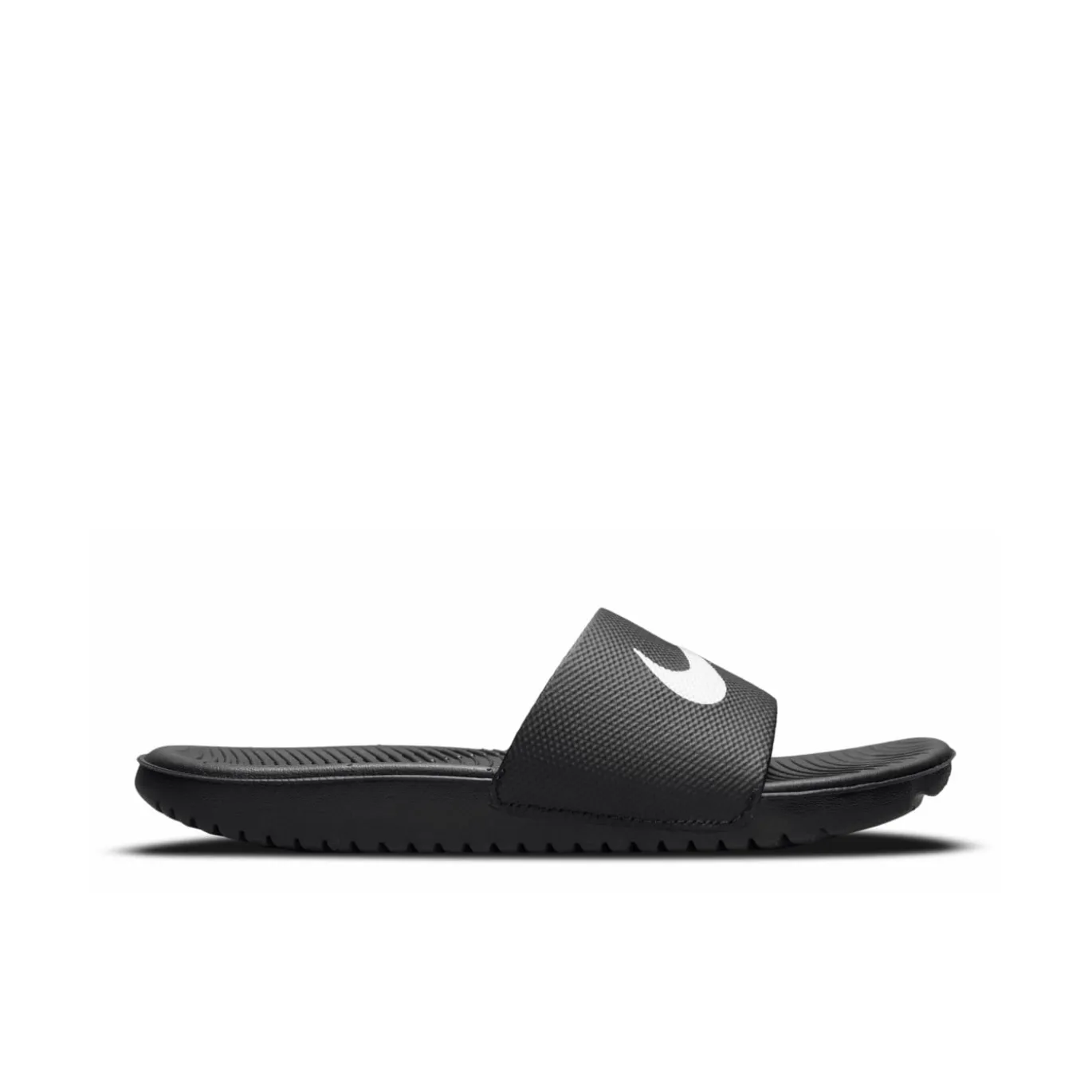 Nike Kawa Slippers Kids Zwart Wit