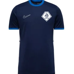 Nike KNVB Academy 25 Trainingsshirt Donkerblauw Wit