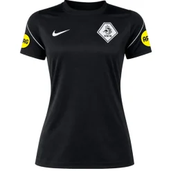 Nike KNVB ARAG Scheidsrechters Trainingsshirt 2026-2028 Dames Zwart Wit