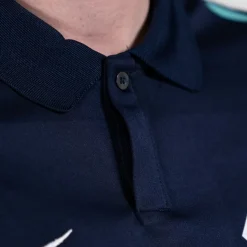 Nike KNVB Scheidsrechters Polo 2024-2026 Donkerblauw Turquoise