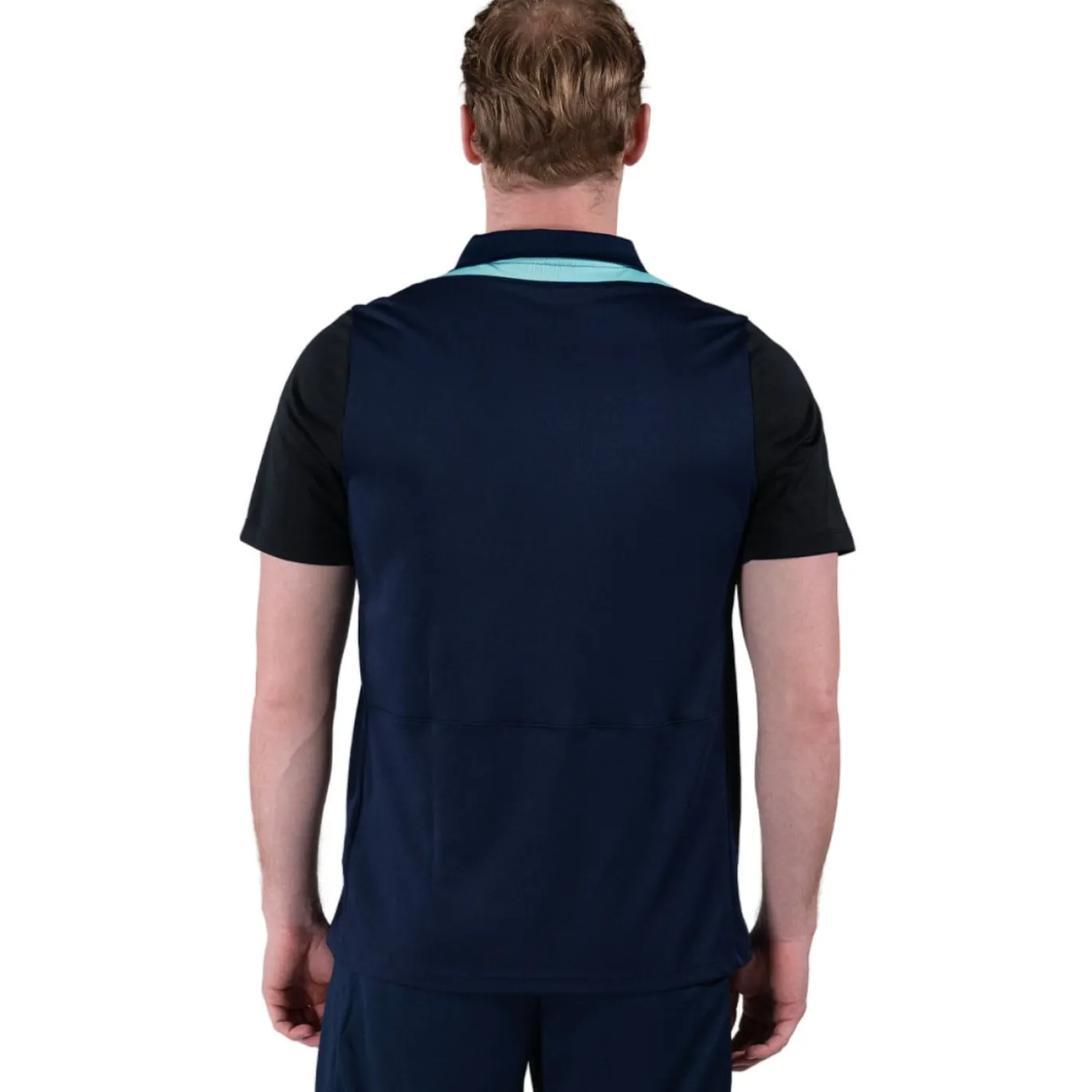 Nike KNVB Scheidsrechters Polo 2024-2026 Donkerblauw Turquoise