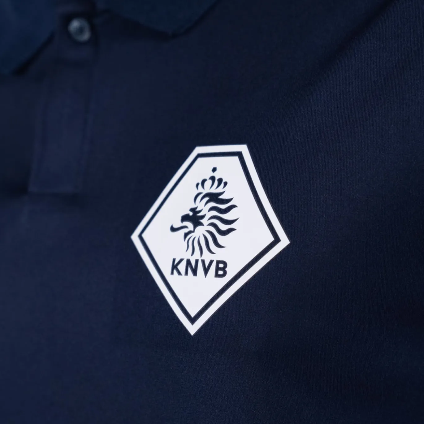 Nike KNVB Scheidsrechters Polo 2024-2026 Donkerblauw Turquoise