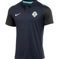 Nike KNVB Scheidsrechters Polo 2024-2026 Donkerblauw Turquoise