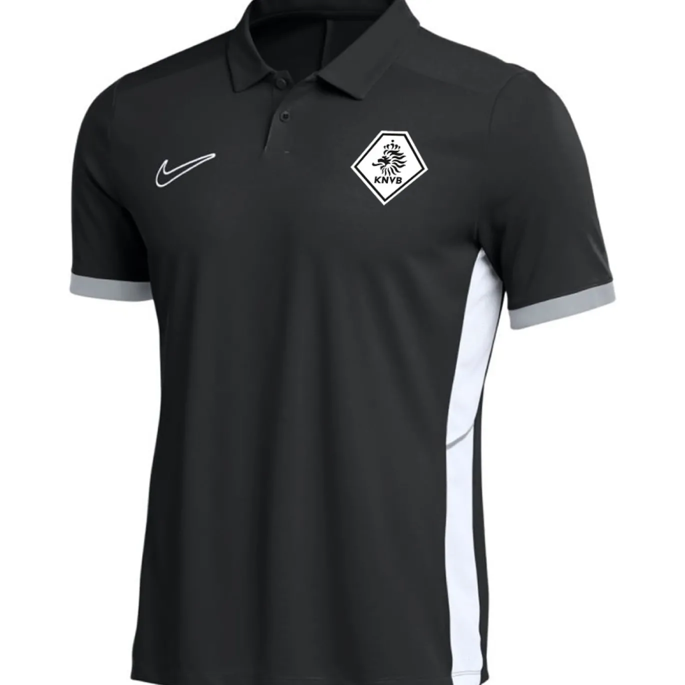 Nike KNVB Scheidsrechters Polo Trainingsset 2026-2028 Zwart Wit
