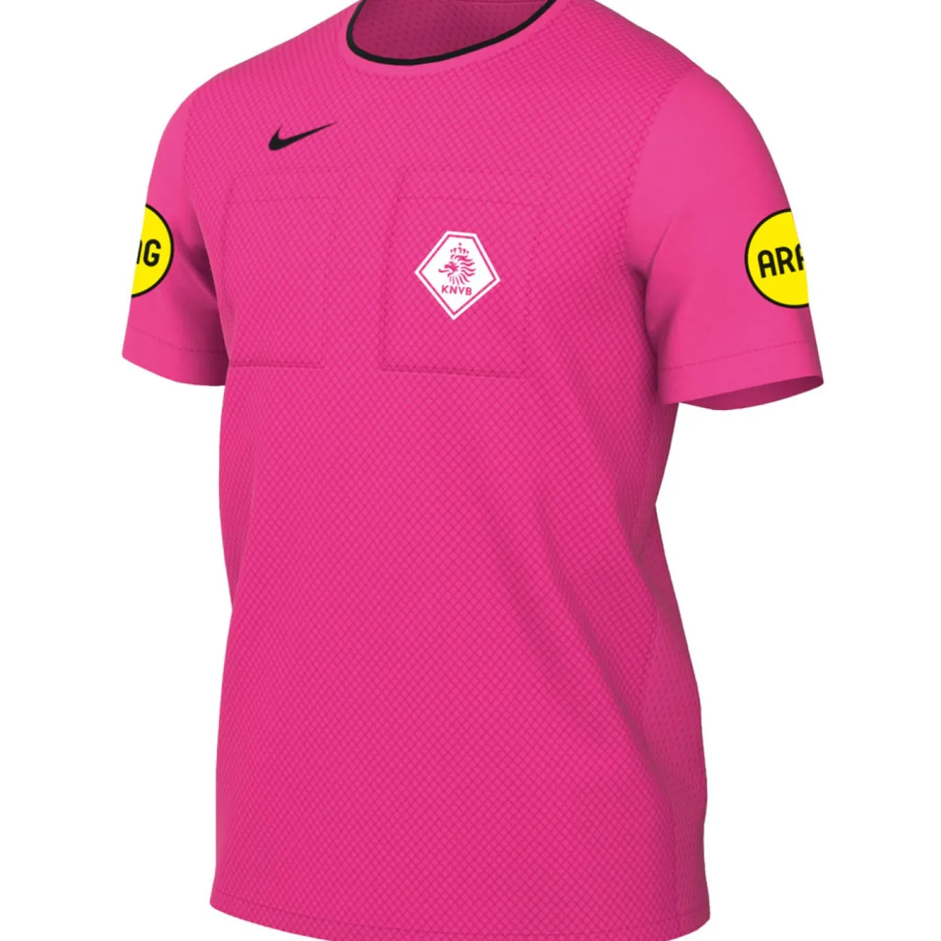 Nike KNVB Scheidsrechtersshirt 2024-2026 Roze Zwart